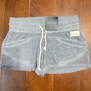 Peace Love World Heather Gray Athletic Shorts